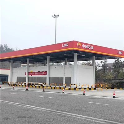 Stacja tankowania LNG-montowana na płozach